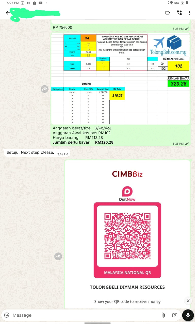 Langkah 3 – Bersetuju dan buat pembayaran dalam MYR